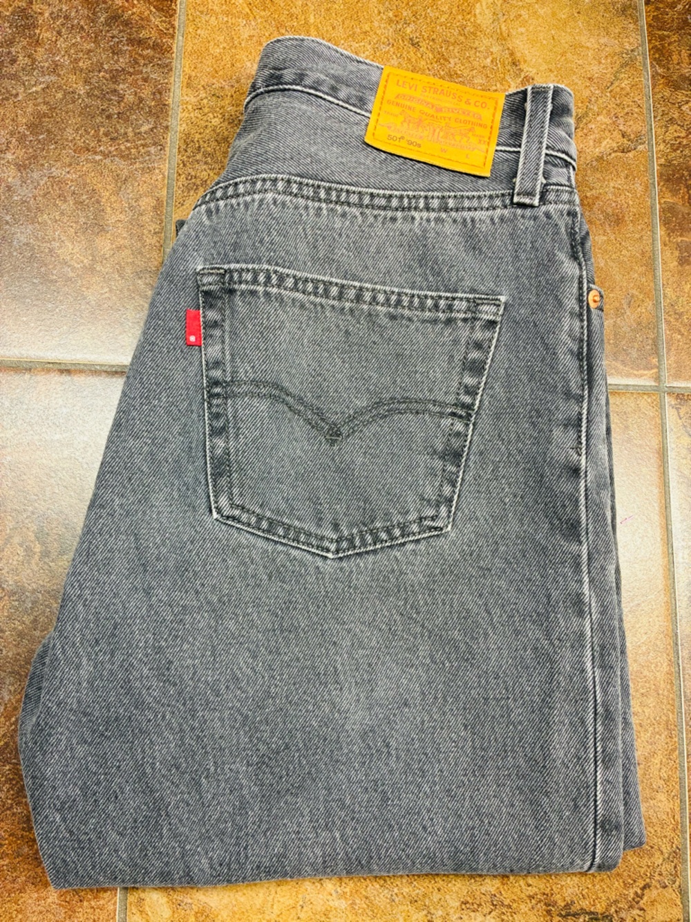 Levi's Premium 90s Style Gray Men's Relaxed Jeans